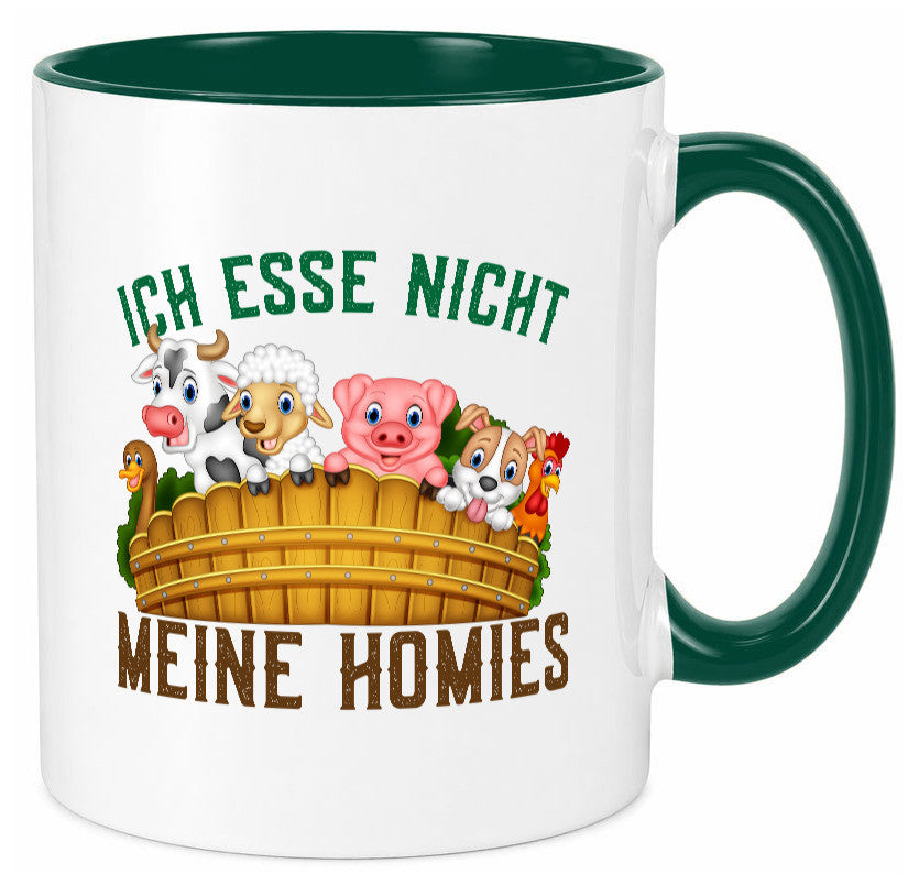 Ich esse nicht meine Homies | Farmer Landwirt lustiger Spruch Geschenk Humor Tasse