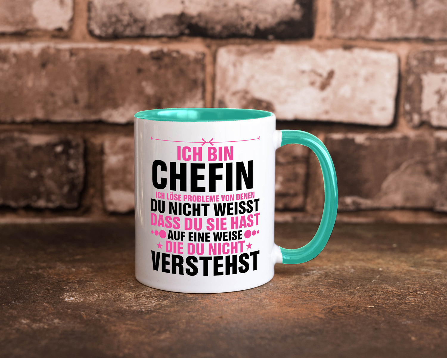 Löse Probleme: Chefin | Führungskraft Vorgesetzte lustiger Spruch Geschenk