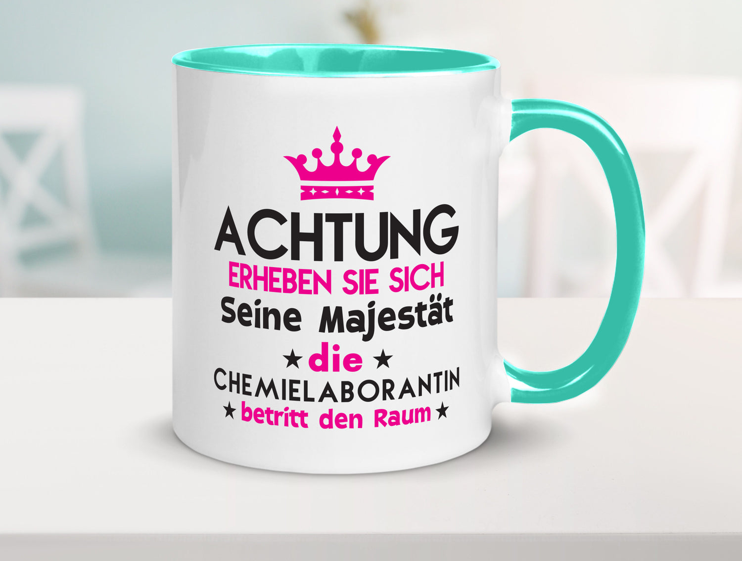 Seine Majestät Chemielaborantin | Laborantin Chemie Humor Geschenkidee Tasse