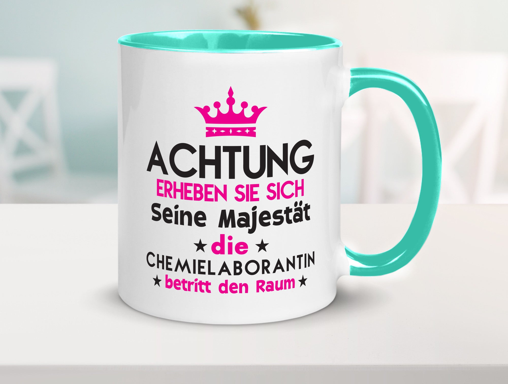 Seine Majestät Chemielaborantin | Laborantin Chemie Humor Geschenkidee Tasse