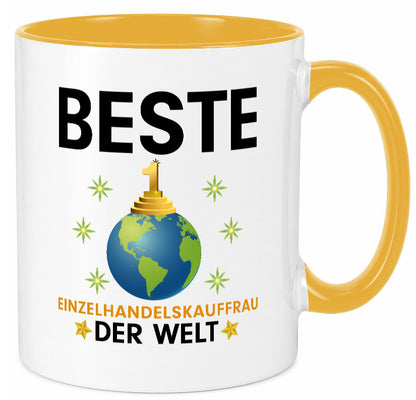 Welt Beste Einzelhandelskauffrau | Einzelhandel Geschenkidee Humor Tasse