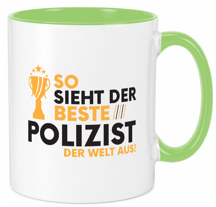 Der Weltbeste Polizist | Polizei Geschenkidee Humor Tasse