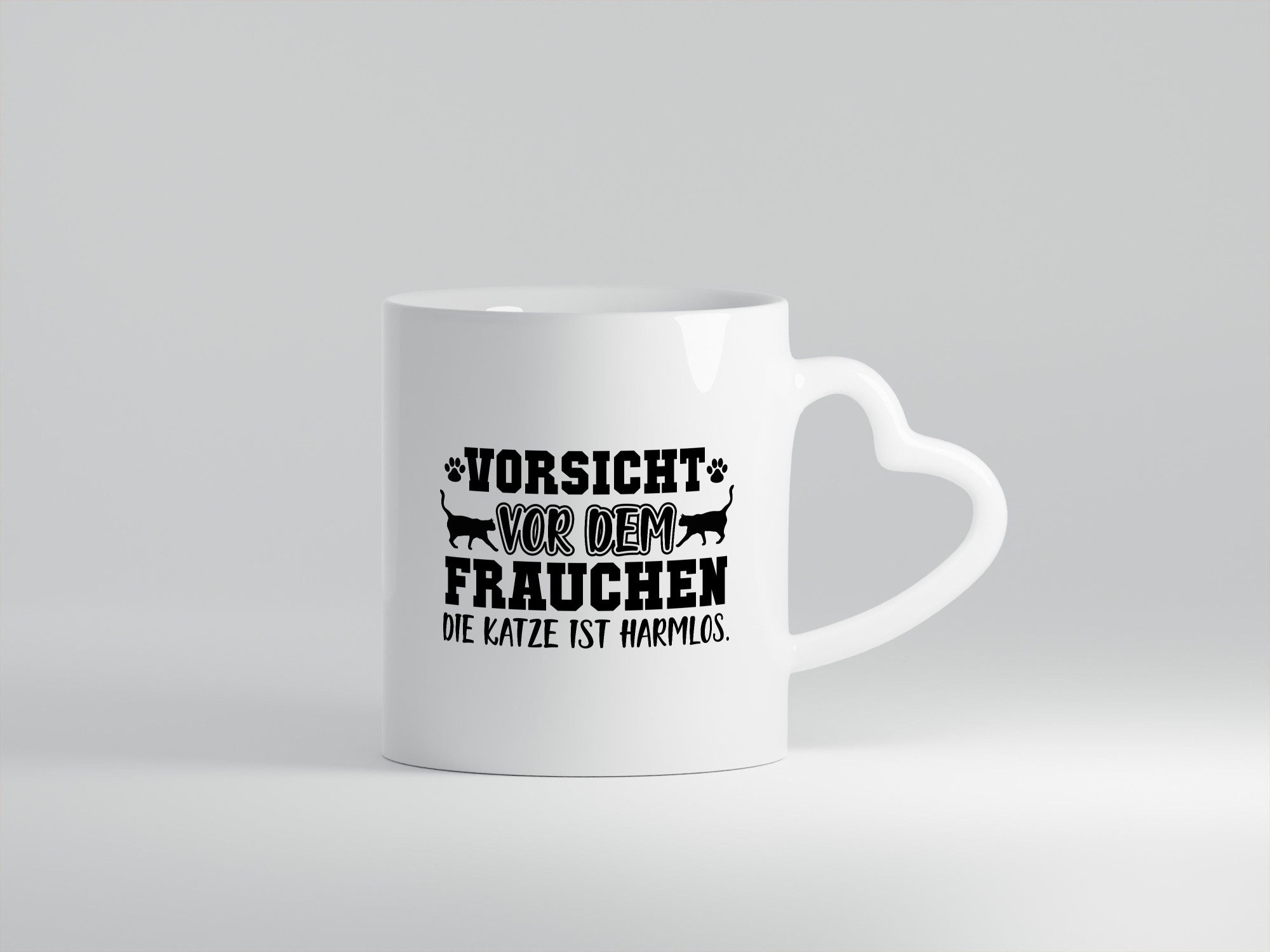Vorsicht vor Frauchen | Frauen Tasse Katzenbesitzerin Humor Tierliebhaber
