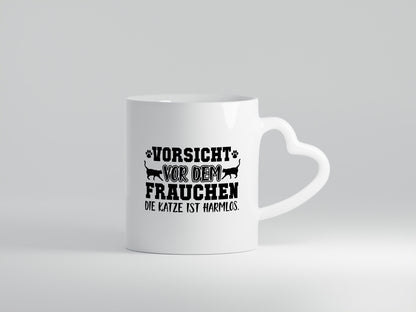 Vorsicht vor Frauchen | Frauen Tasse Katzenbesitzerin Humor Tierliebhaber