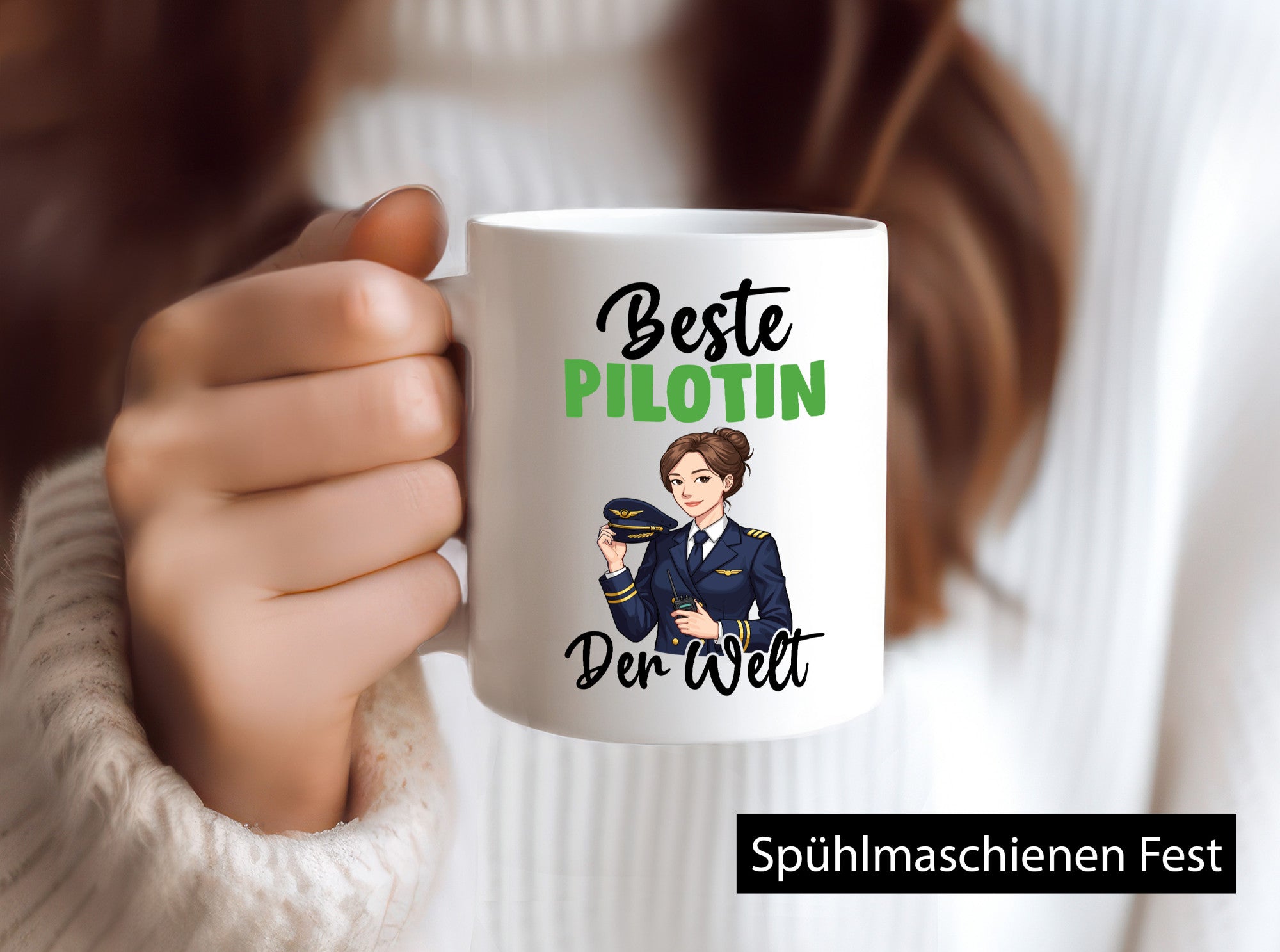 Beste Pilotin | Definition Piloten v2 Geschenkidee Humor Tasse