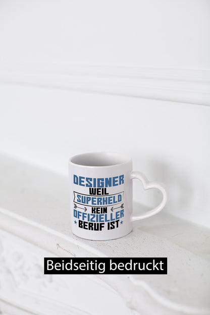 Superheld Designer Beruf | Mode Geschenk Arbeit Kollegen Büro lustiger Spruch