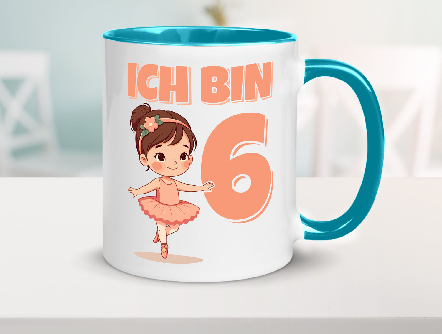 6 Geburtstag | Jahre Ballerina Mädchen Ballet lustig Geschenkidee Geschenk Tasse