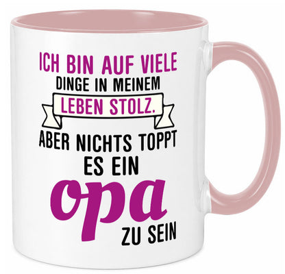 Opa Tasse | Stolzer Großvater Vatertag Enkelkinder Geschenk Familie