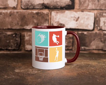 Basketball | Sportfan Slam Dunk Teamplayer NBA Humor Geschenkidee Tasse