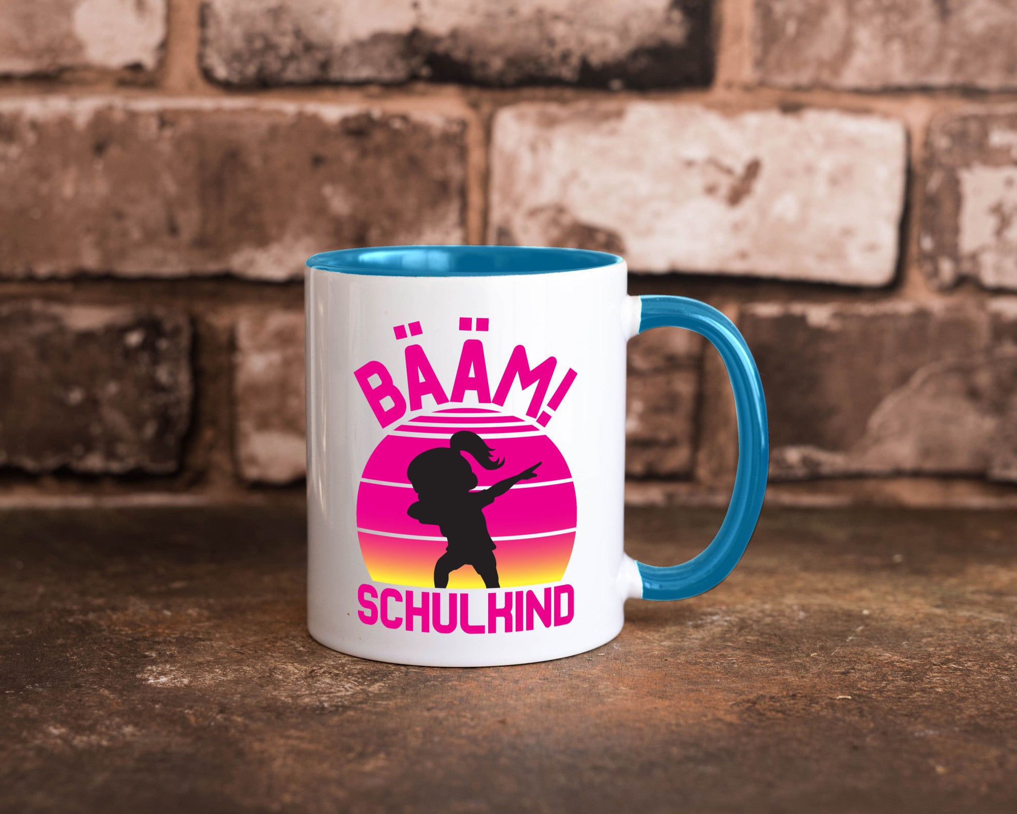Bääm Schulkind | Einschuldung Schulanfang Geschenkidee Humor Tasse