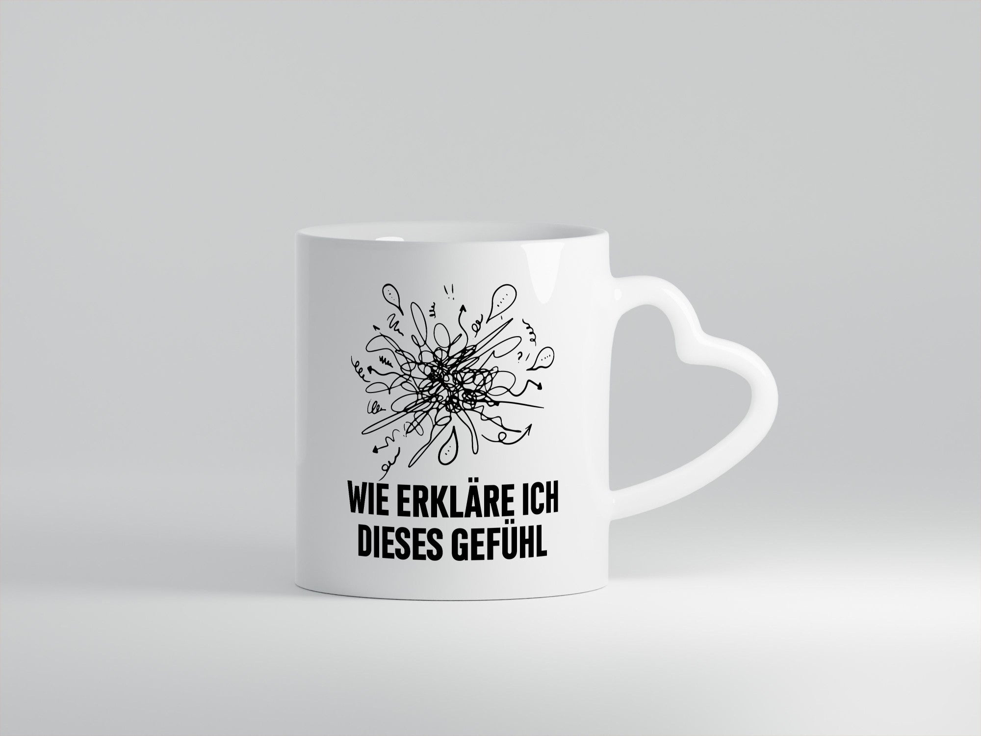 Wie erkläre ich dieses Gefühl | Krizelkrazel Malen Geschenk Humor Geschenkidee