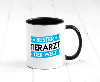 Bester Tierarzt | Tiermedizin Mediziner Geschenk Tierliebhaber Humor lustiger Tasse
