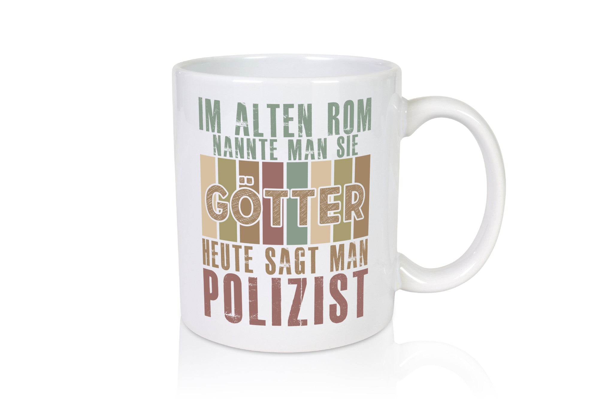 Heute sagt man: Polizist | Polizei lustiger Spruch Geschenk Humor Geschenkidee