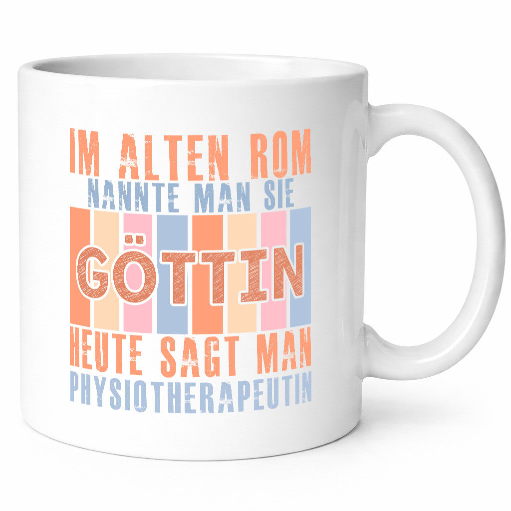 Heute sagt man: Physiotherapeutin Humor Geschenkidee Tasse
