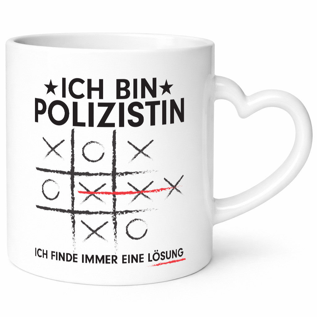 Probleme lösen: Polizistin | Beruf Polizei lustig Arbeit Kollegen Büro Geschenk