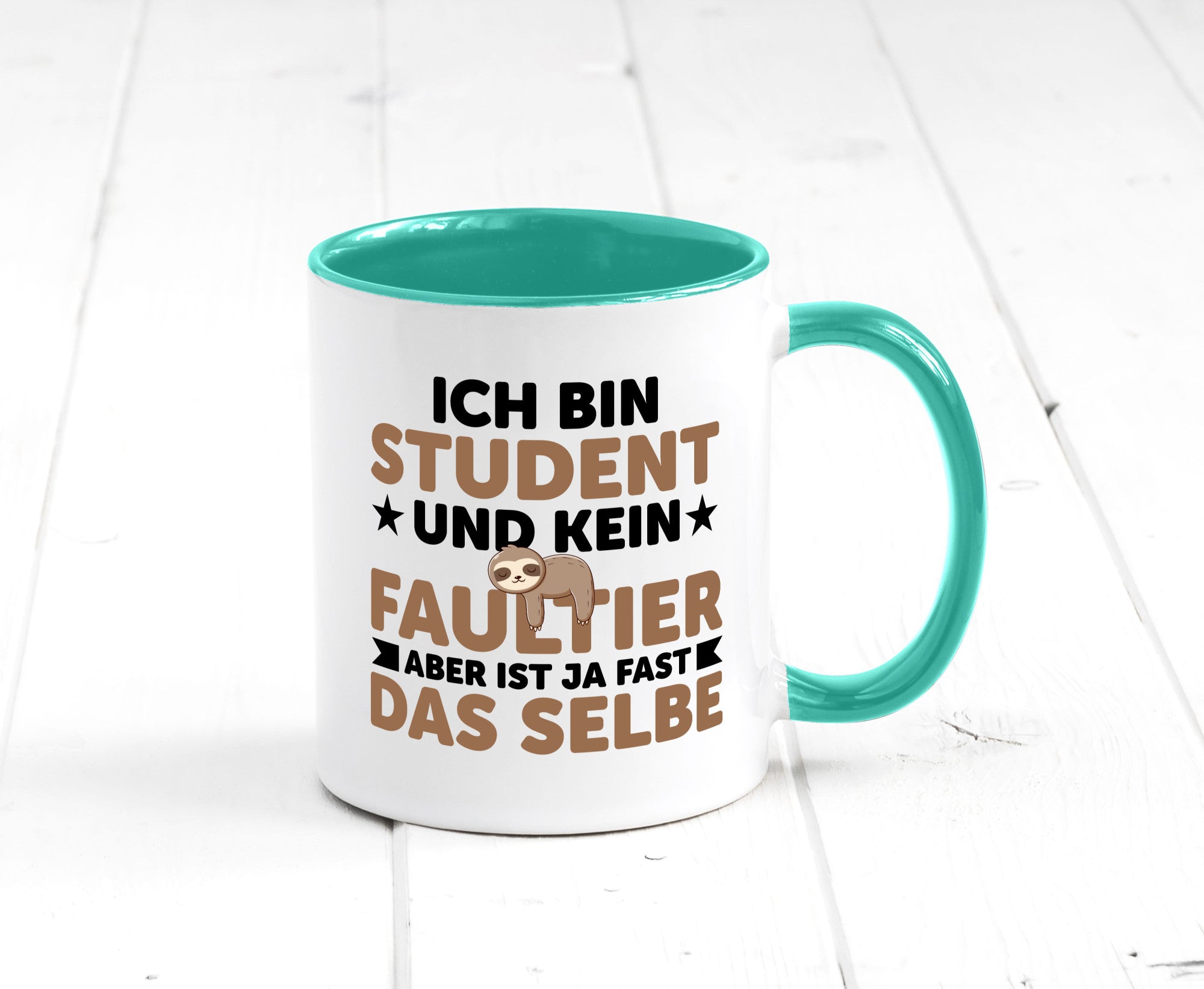 Ich bin kein Faultier: Student | Universität Uni Studium v2 lustiger Spruch