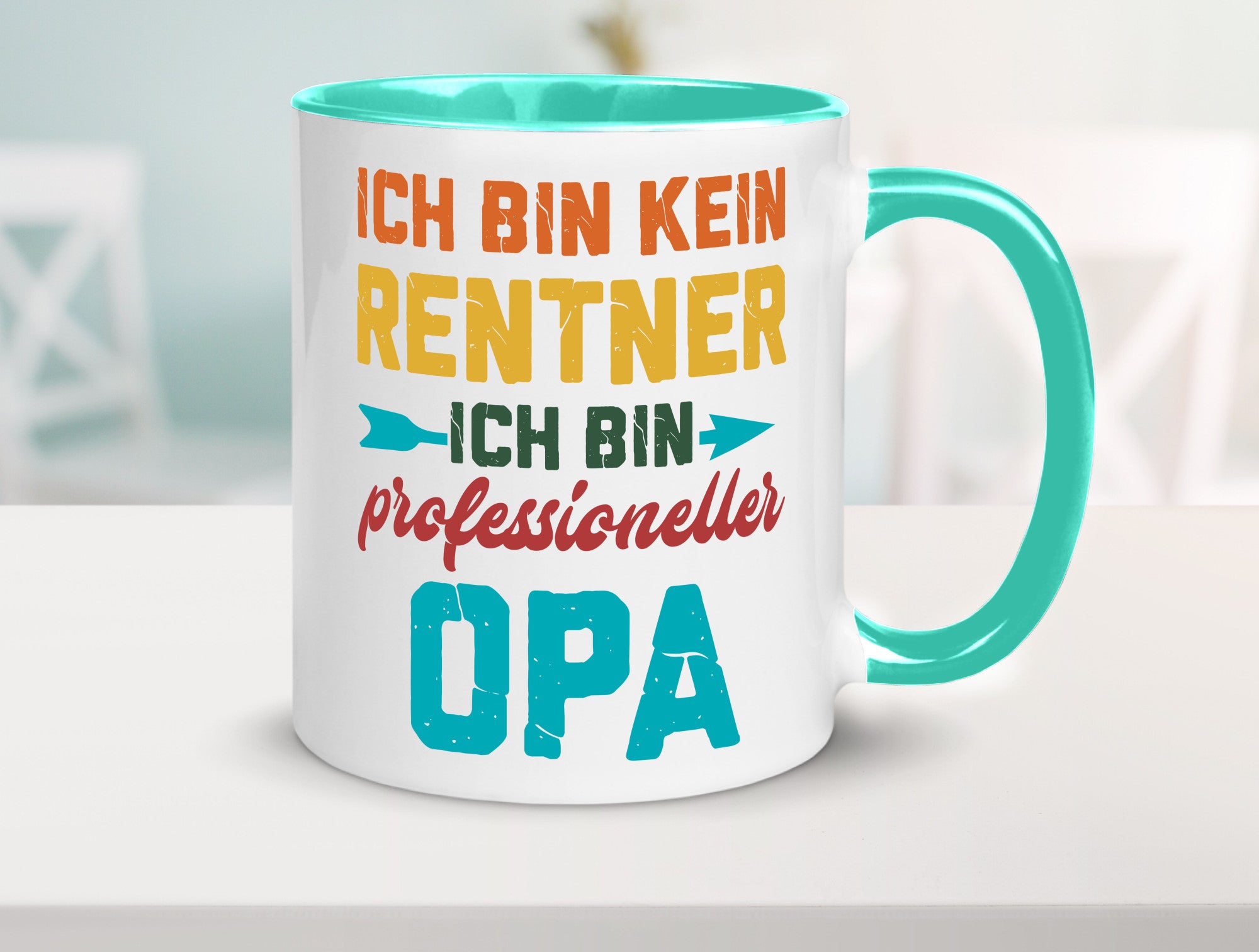 Ich bin Professioneller Opa | Rentner Großvater Geschenkidee Familie Humor Tasse