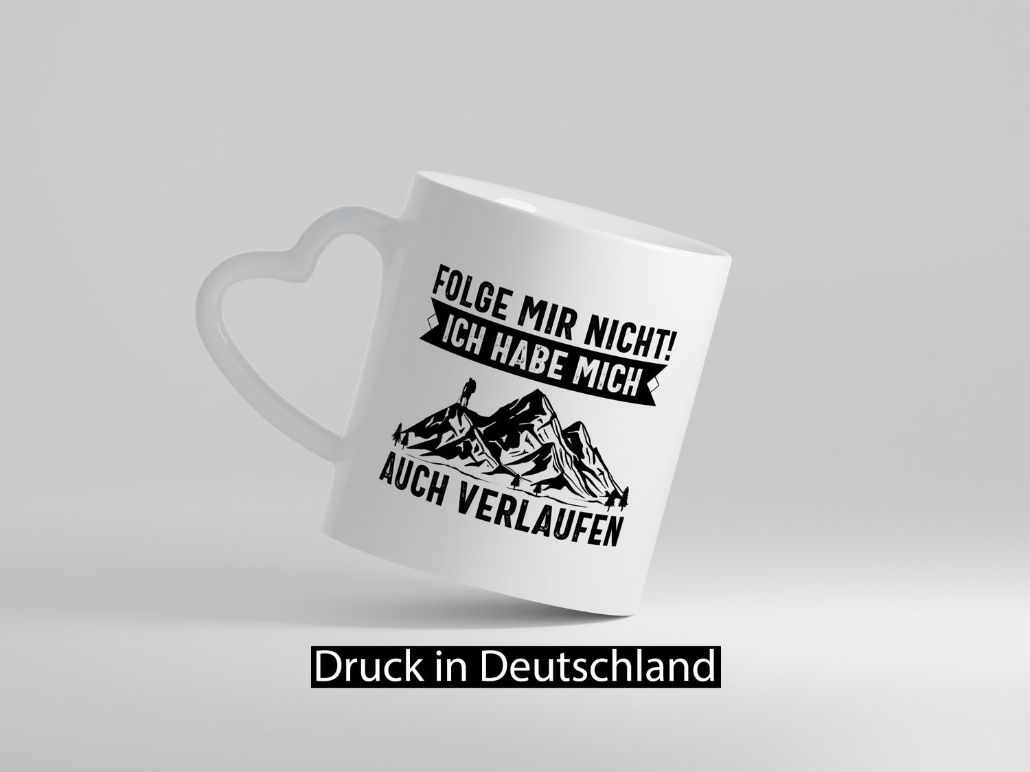Nicht folgen, verlaufen | Wanderer Berge lustiger Spruch Geschenk Humor