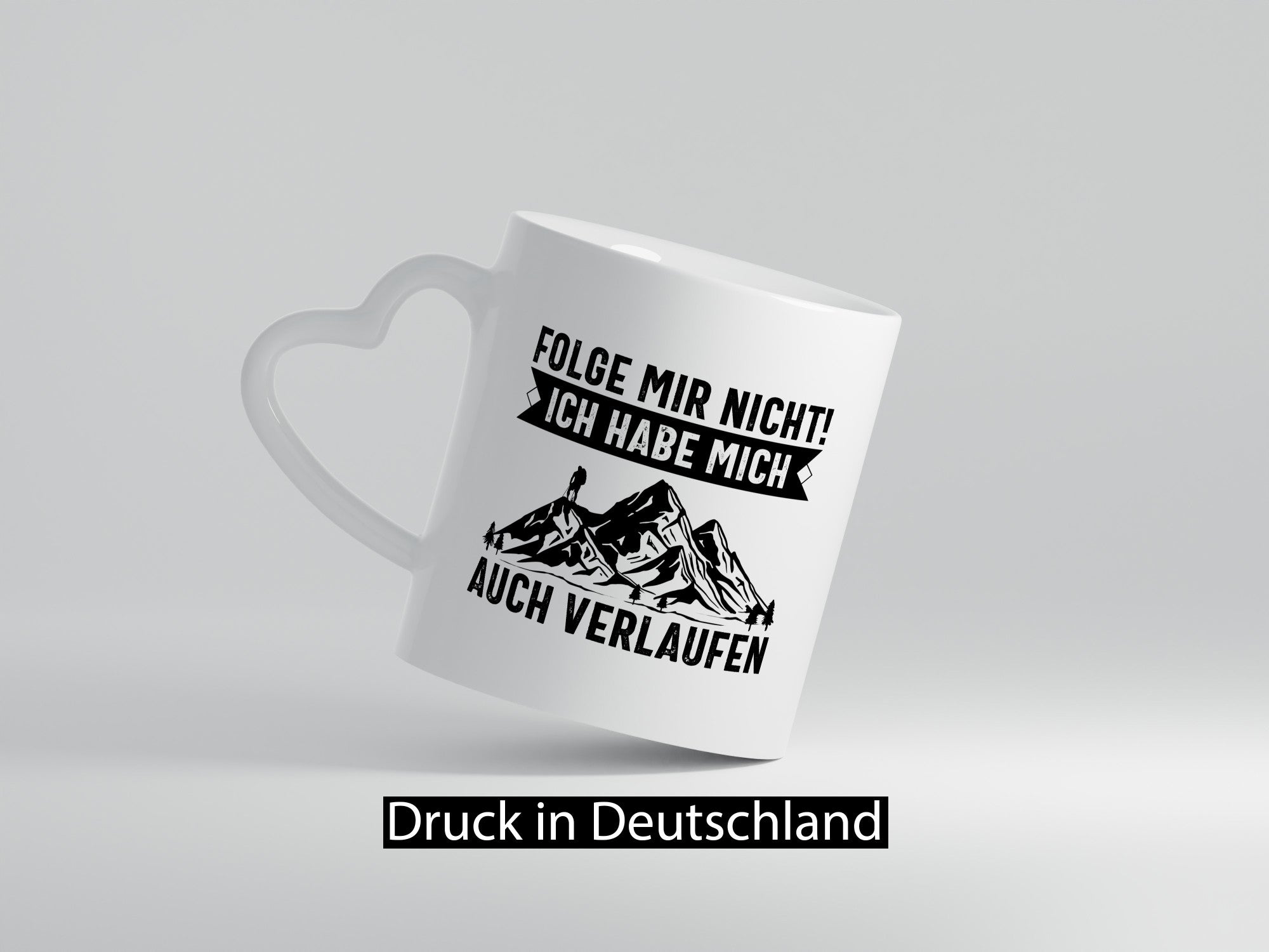 Nicht folgen, verlaufen | Wanderer Berge lustiger Spruch Geschenk Humor