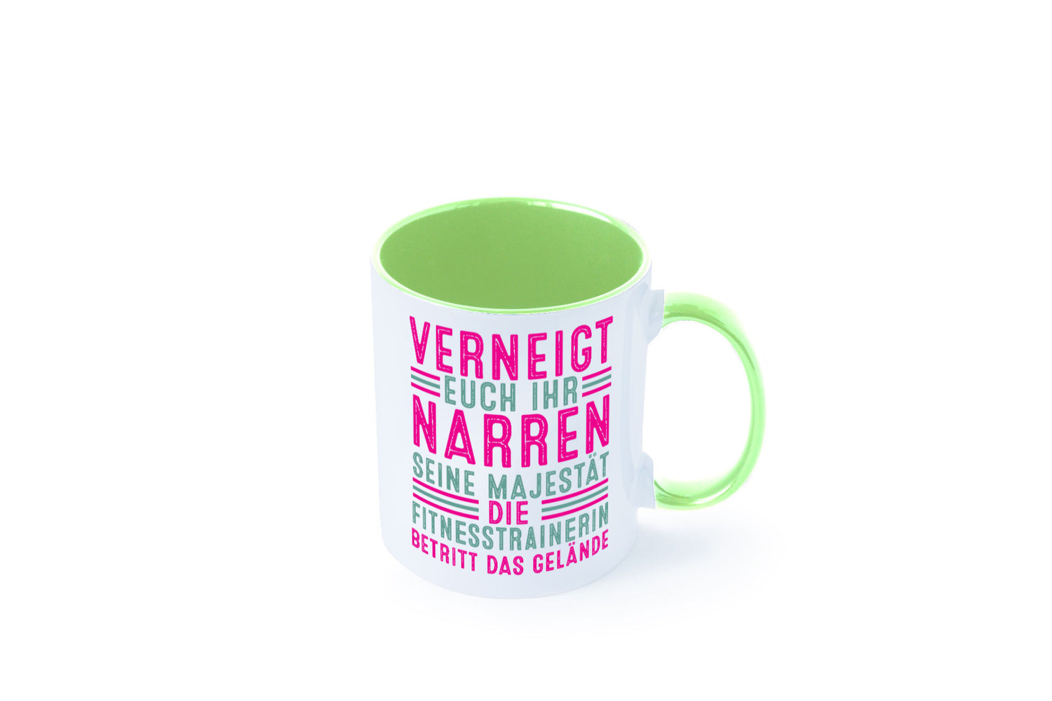 Verneigt euch: Fitnesstrainerin | Trainerin Sport v2 lustig Humor Geschenkidee
