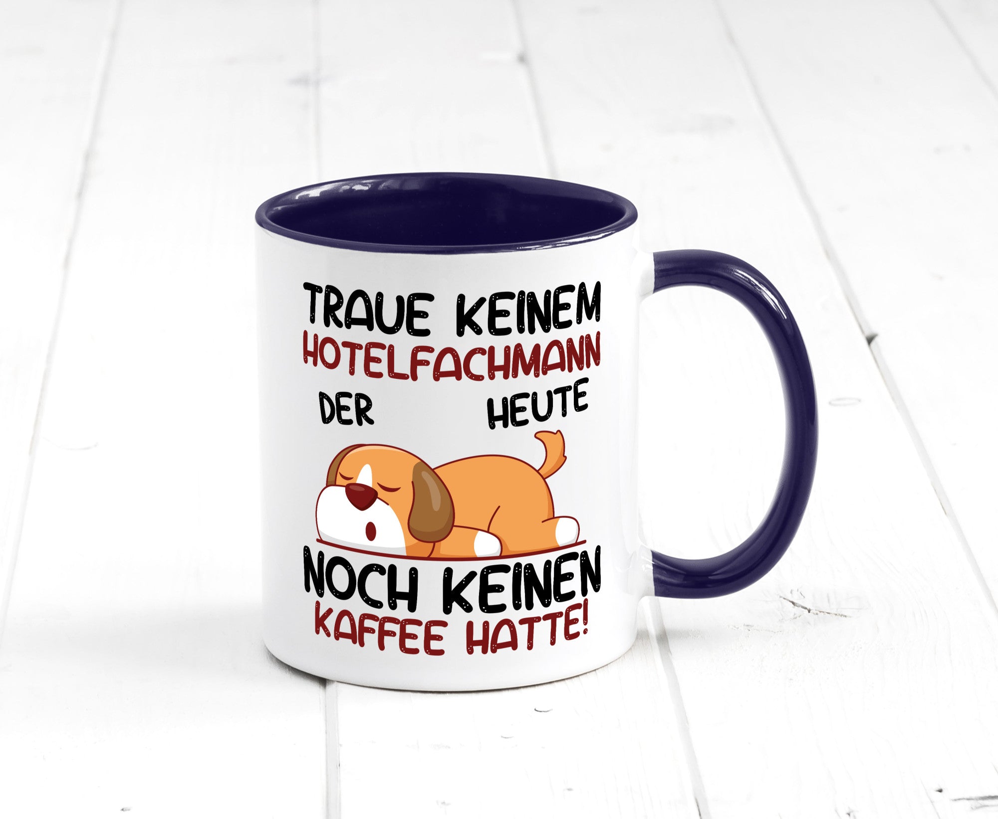 Traue keinem Hotelfachmann |Hotel lustig Humor Geschenkidee Geschenk Tasse