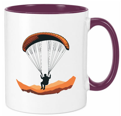 Gleitschirm | Motiv Paragleiter Gleitschirmfliegen vl3 Humor Geschenkidee Tasse