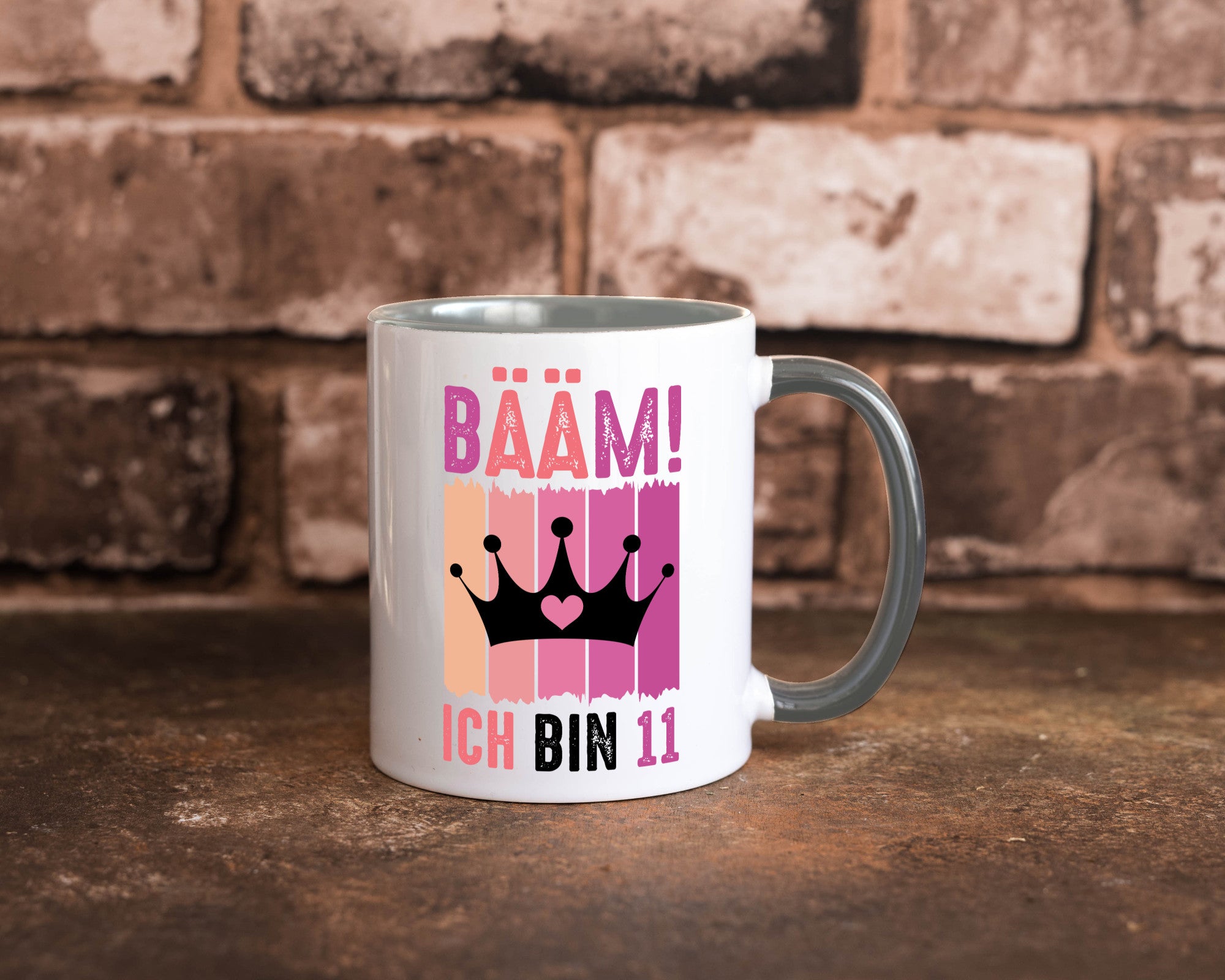 11. Geburtstag | 11 Jahre Bääm ich bin Krone Humor Geschenkidee Tasse
