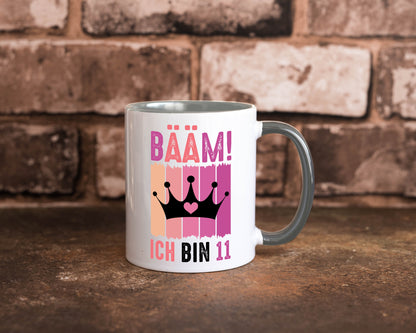11. Geburtstag | 11 Jahre Bääm ich bin Krone Humor Geschenkidee Tasse