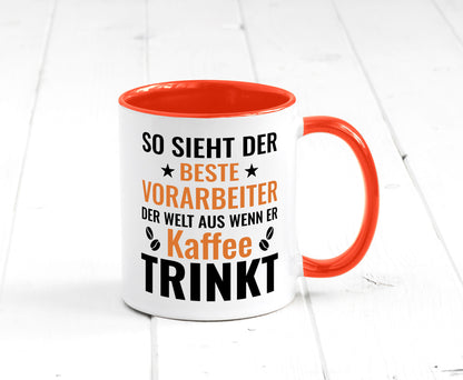 Kaffee trinkt: Vorarbeiter | Kollege Teamleiter Geschenk Arbeit Kollegen Büro