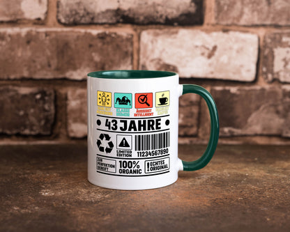 43. Geburtstag | 43 Jahre Humor Limited Edition lustiger Spruch Geschenk