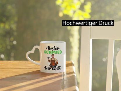 Bester Schmied | schmieden v2 Geschenkidee Humor Tasse