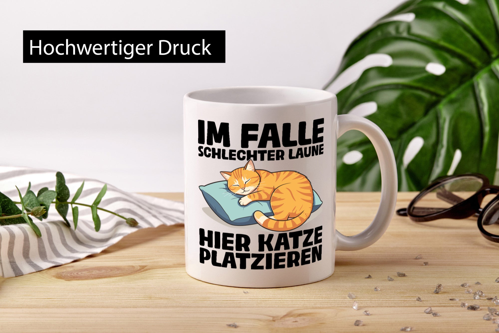 Schlechte Laune? Katze hier Plazieren | Katzen v2 Humor Tierliebhaber