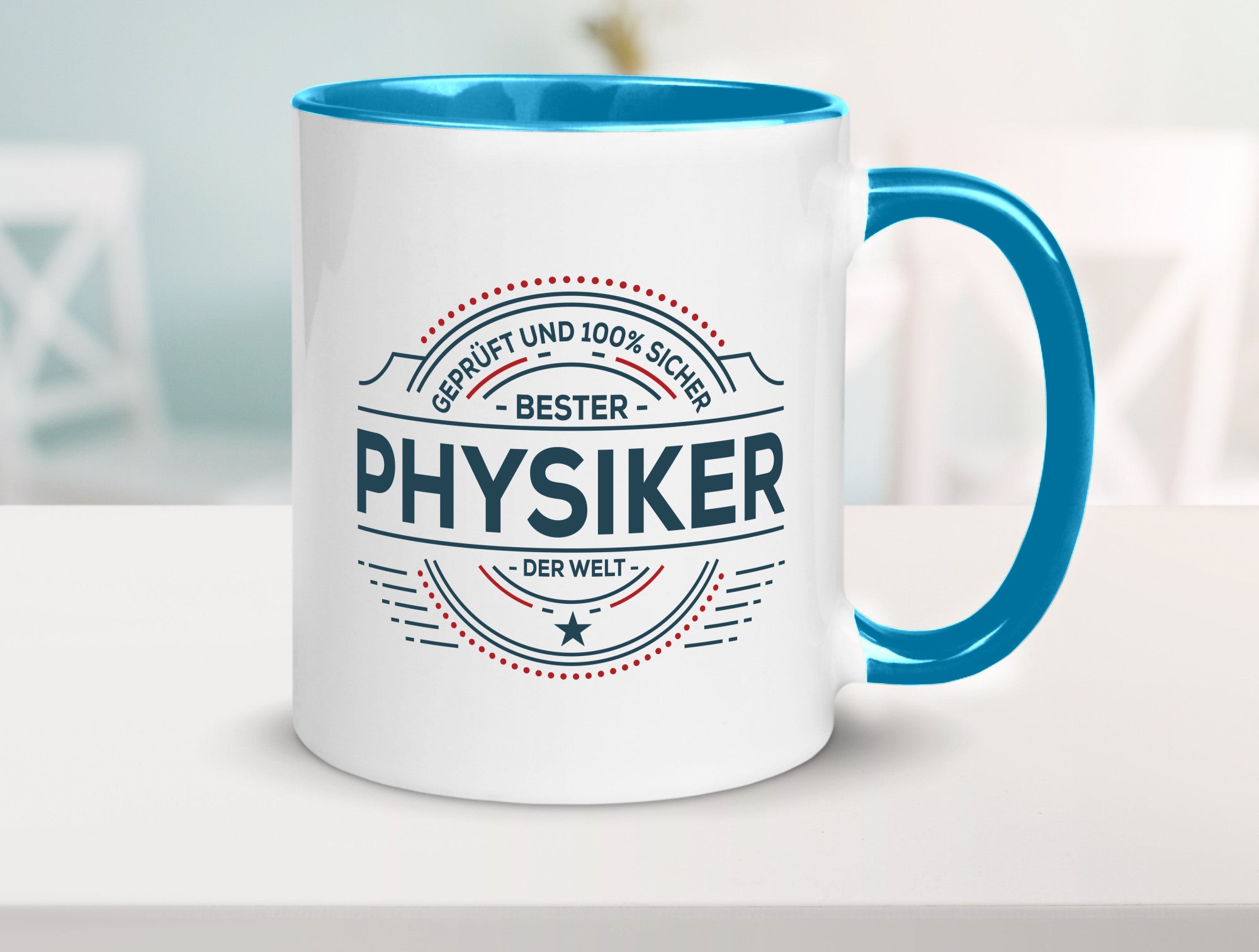Geprüft und sicher: Physiker | Physik lustiger Spruch Geschenk Humor
