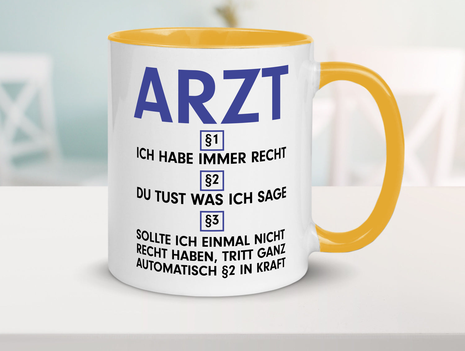 Ich habe immer Recht Arzt | Medizin Doktor Facharzt v2 Humor Geschenkidee Tasse