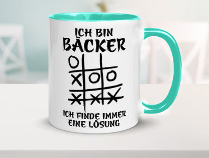 Ich bin Bäcker finde immer eine Lösung | Meister lustig Humor Geschenkidee