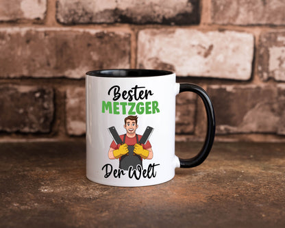 Bester Metzger | Fleischer Metzgerei v2 Geschenkidee Humor Tasse