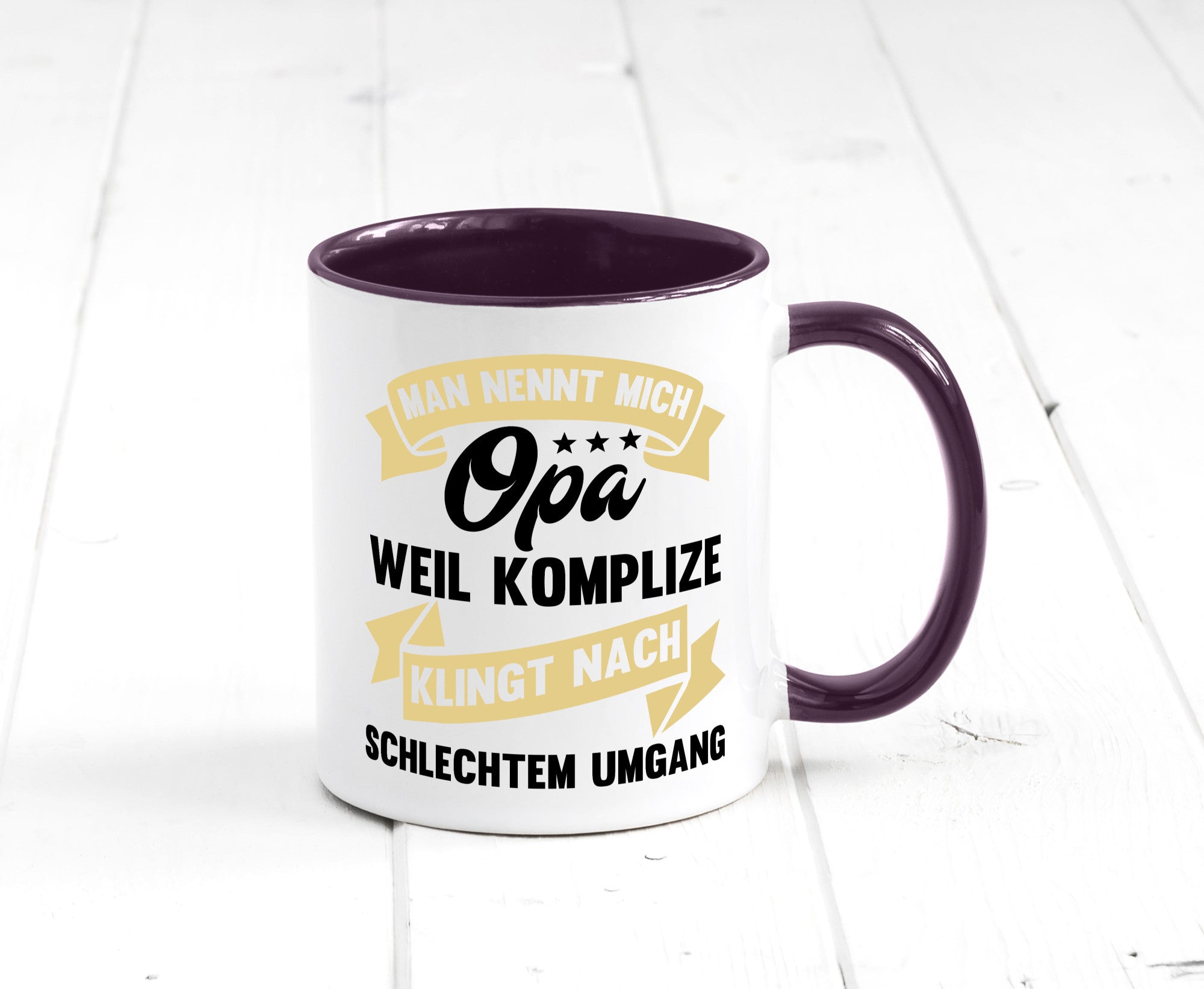 Man nennt mich Opa | Bester der Welt Humor Familie Geschenkidee Tasse