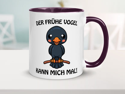 Der Frühe Vogel Humor Geschenkidee Tasse