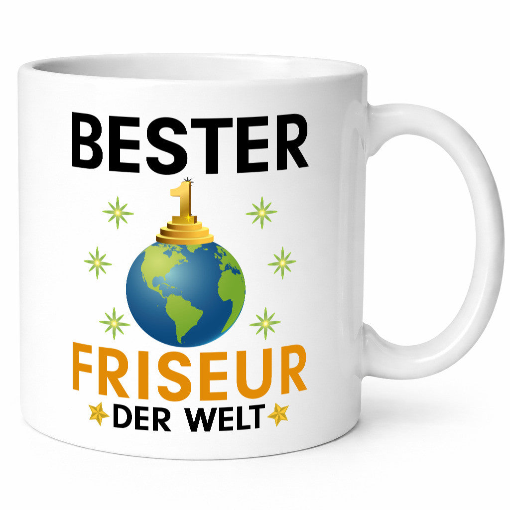 Welt Bester Friseur | Frisör lustiger Spruch Geschenk Humor Geschenkidee Tasse