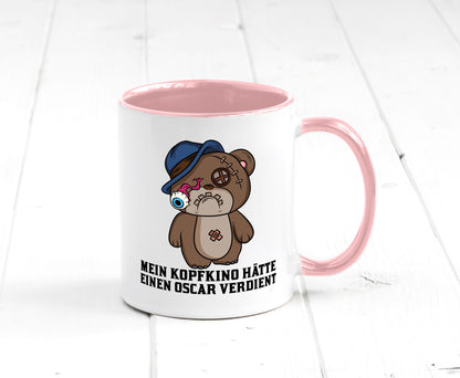 Mein Kopfkino hätte Oscar verdient | kaputter Bär Comic lustiger Spruch