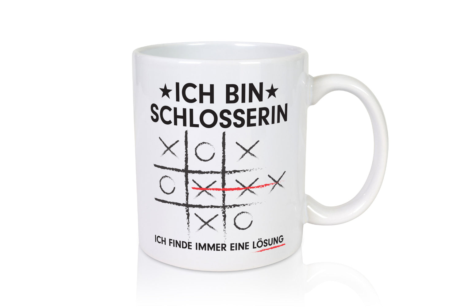 Löse Probleme: Schlosserin | Schlosserei Humor Geschenkidee Tasse