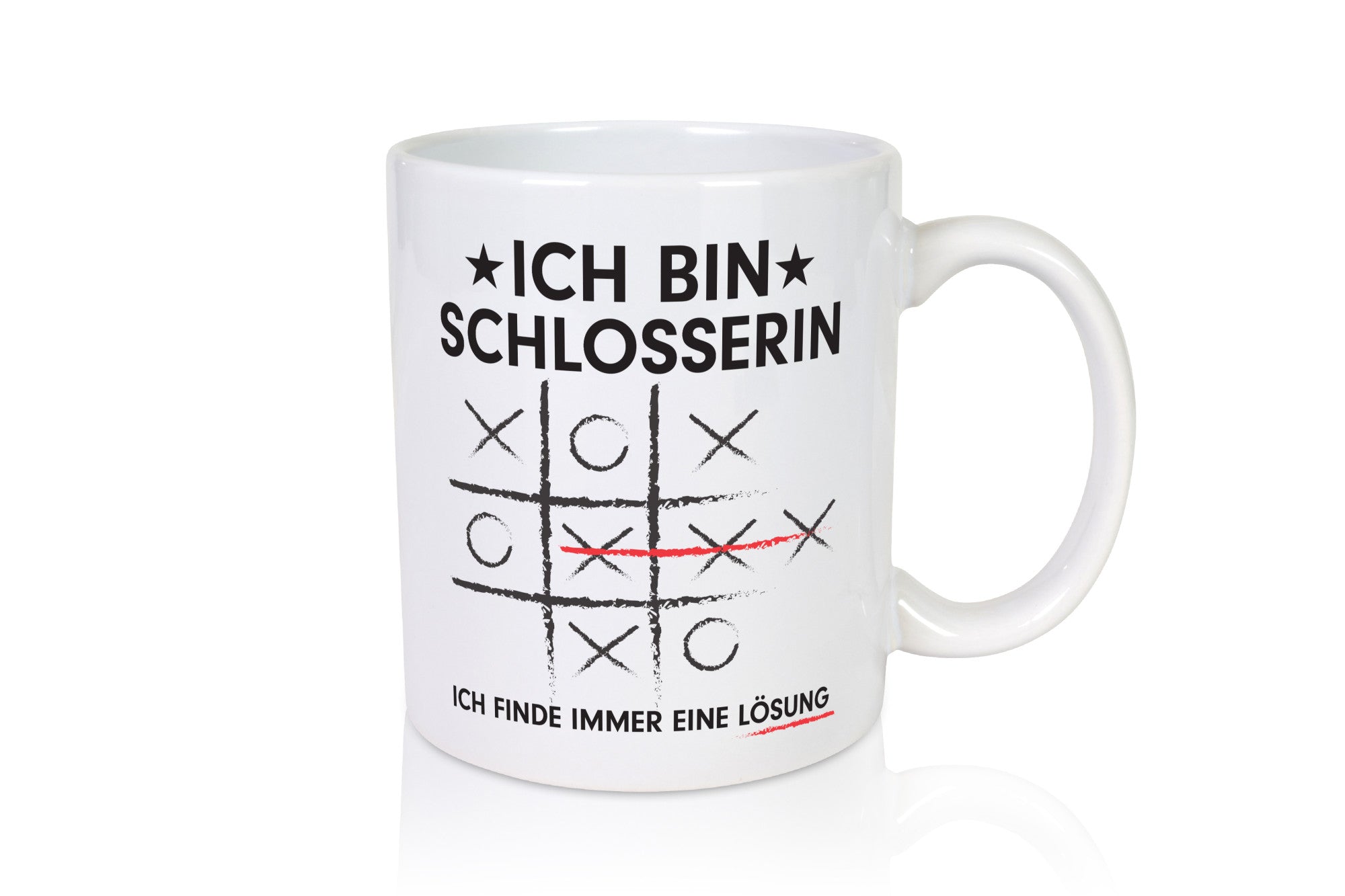 Löse Probleme: Schlosserin | Schlosserei Humor Geschenkidee Tasse