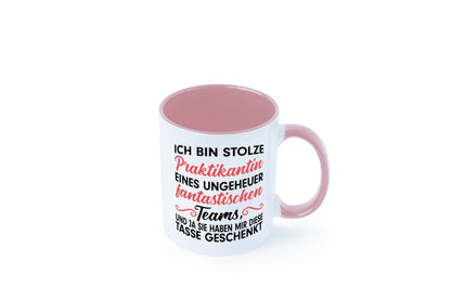 Stolze Praktikantin | Arbeitswelt Tasse Praktikum Geschenk Arbeit Kollegen Büro