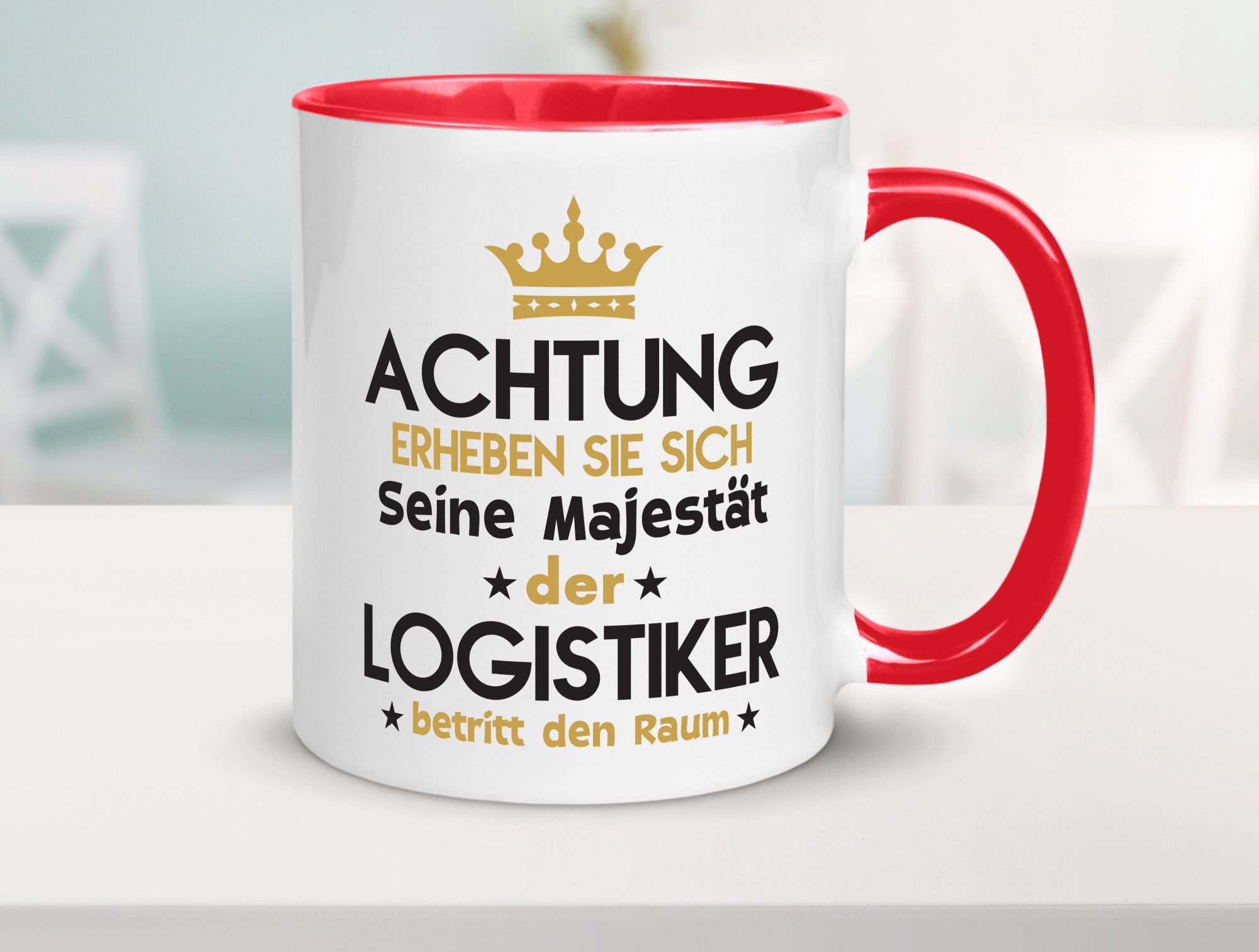 Seine Majestät Logistiker | Beruf Logistik lustiger Spruch Geschenk Arbeit