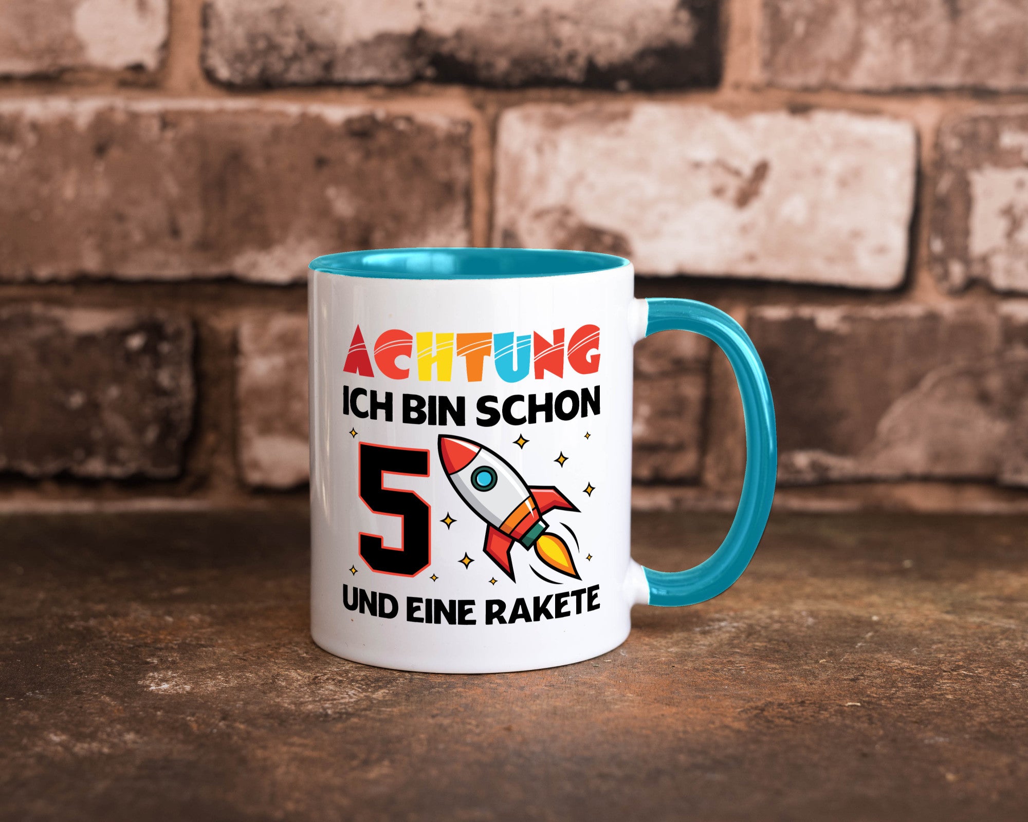 5. Geburtstag | Rakete Weltraum 5 Jahre Galaxy lustig Geschenkidee Geschenk