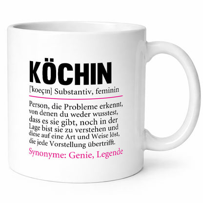 Köchin | Spruch Chefköchin Beruf Chefkoch Humor Arbeit Kollegen Büro
