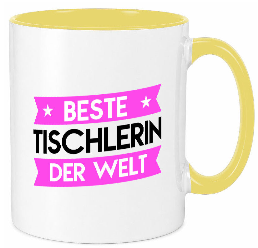 Beste Tischlerin | Tischlerei lustiger Spruch Geschenk Humor Geschenkidee Tasse