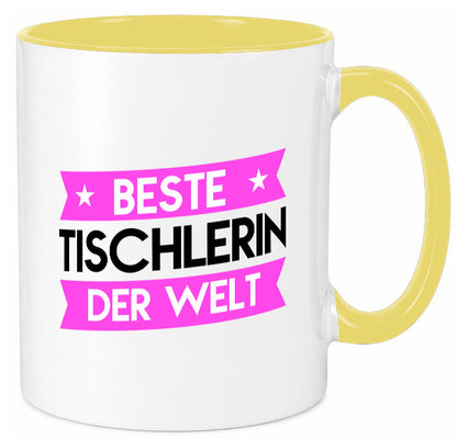 Beste Tischlerin | Tischlerei lustiger Spruch Geschenk Humor Geschenkidee Tasse