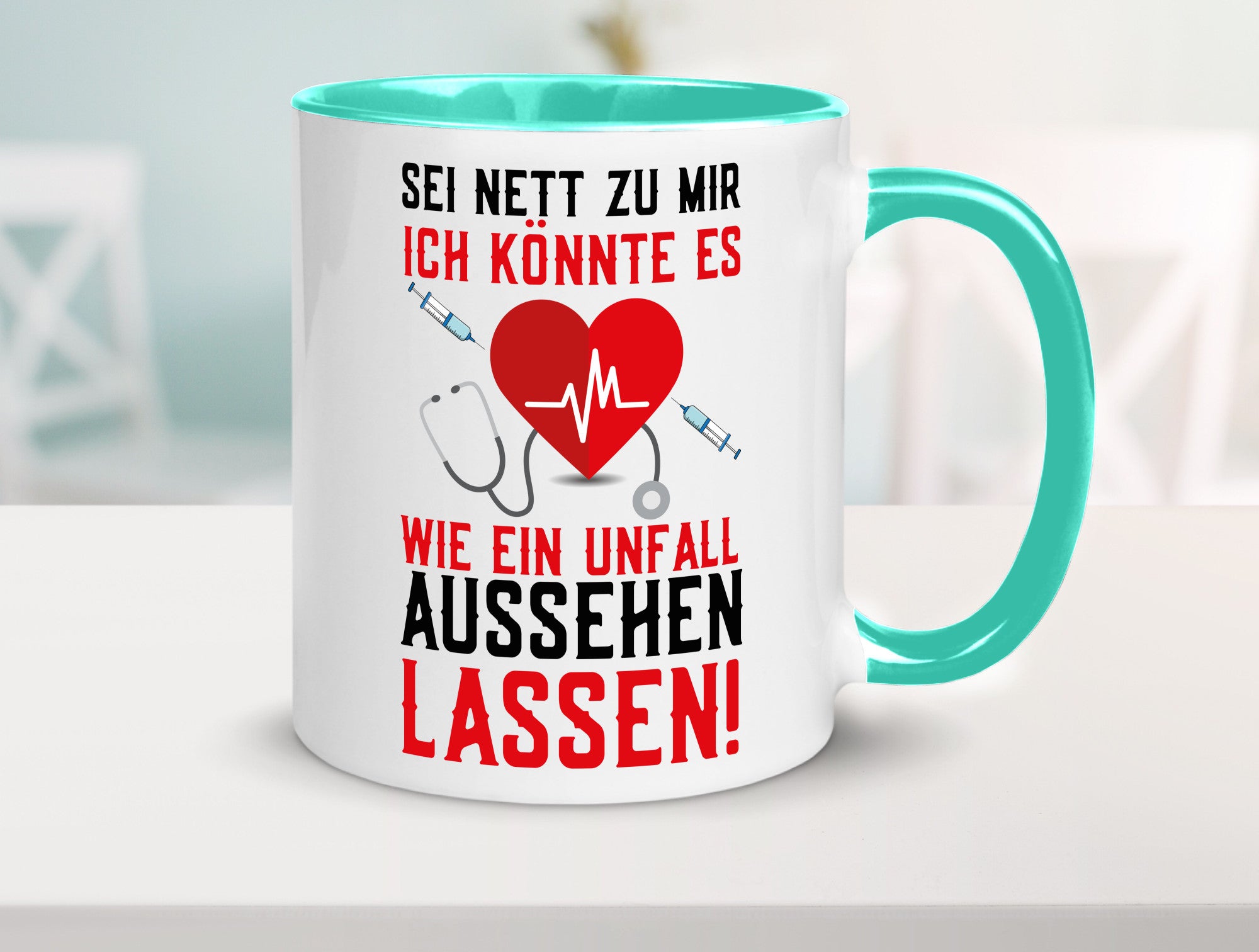 Sei nett zu mir | Krankenschwester Arzt Klinik Spritze v2 lustig Humor
