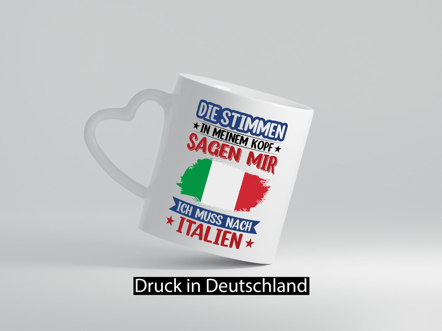 Italien | Urlaub Stimmen in meinem Kopf Traumland lustiger Spruch Geschenk